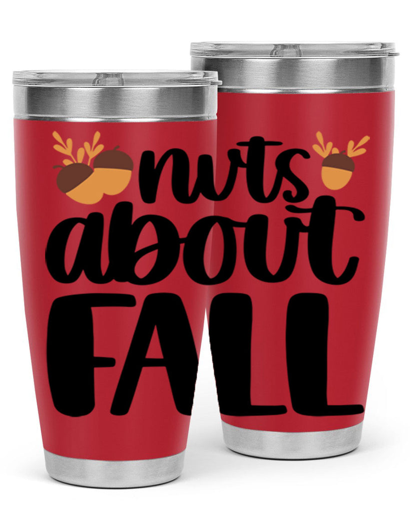 Nuts About Fall 503#- fall- Tumbler