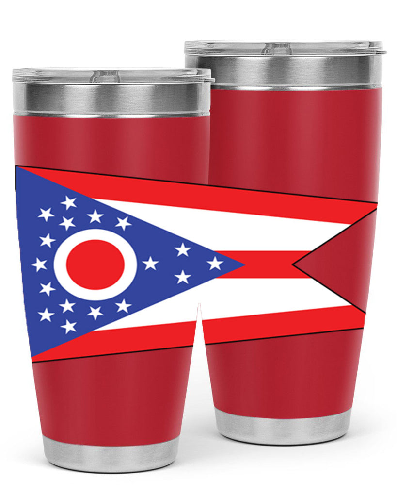 Ohio 17#- Us Flags- Tumbler