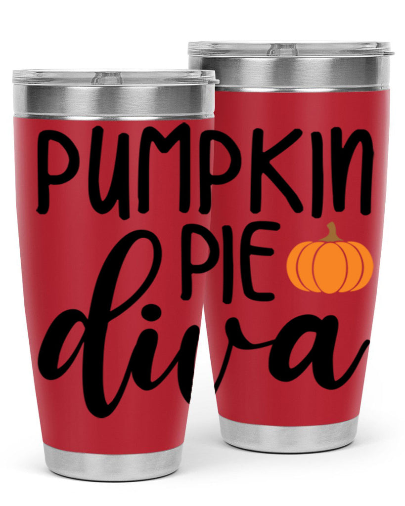 Pumpkin Pie Diva 532#- fall- Tumbler