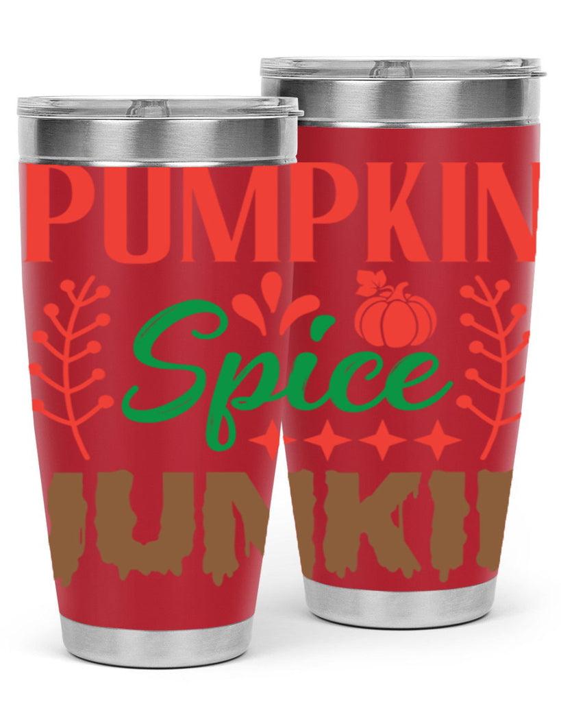 Pumpkin Spice Junkie 547#- fall- Tumbler