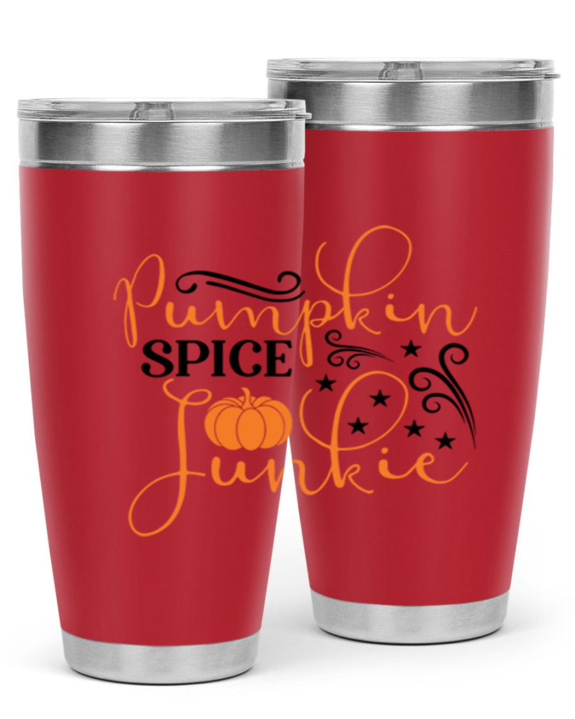 Pumpkin Spice Junkie 549#- fall- Tumbler