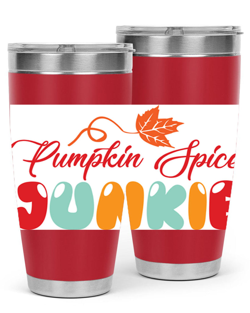 PumpkinSpiceJunkiedesign 569#- fall- Tumbler