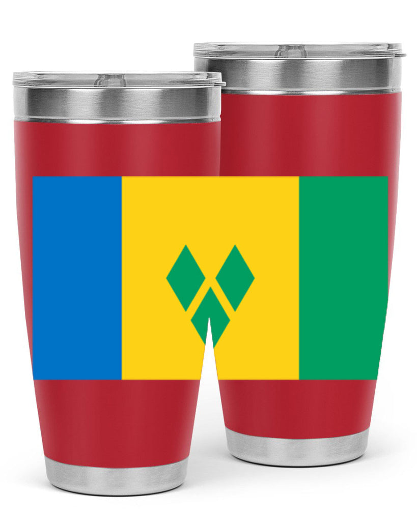 Saint Vincent and the Grenadines 50#- world flags- Tumbler