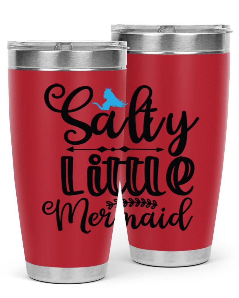 Salty Little Mermaid 573#- mermaid- Tumbler