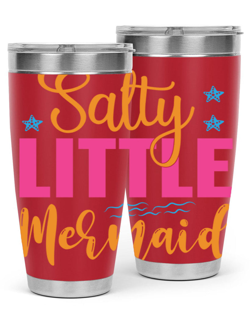 Salty Little Mermaid Design 574#- mermaid- Tumbler