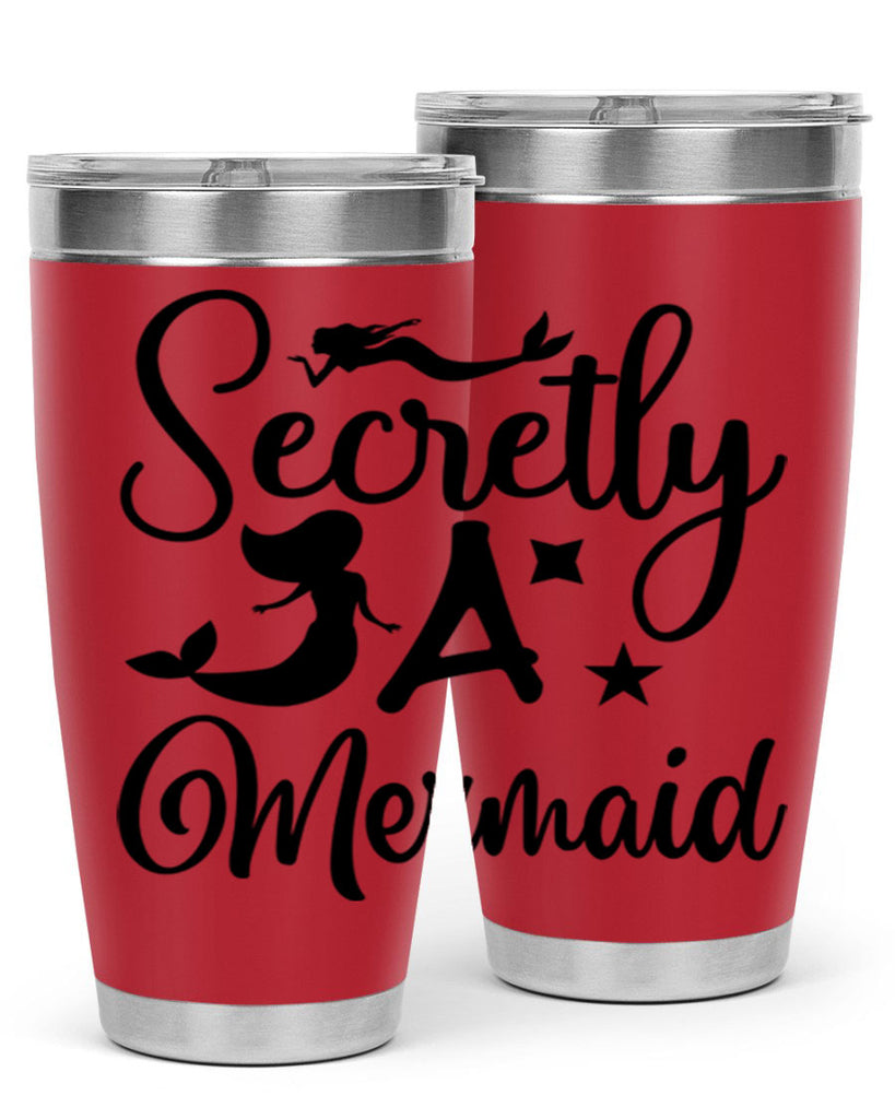 Secretly a mermaid 580#- mermaid- Tumbler