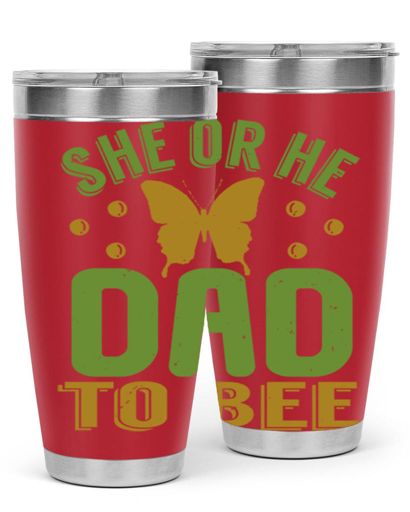 She or He Dad to bee Style 172#- baby- tumbler