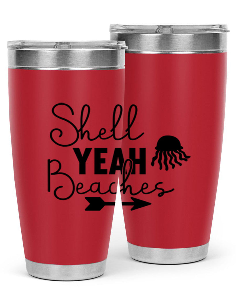 Shell Yeah Beaches 588#- mermaid- Tumbler