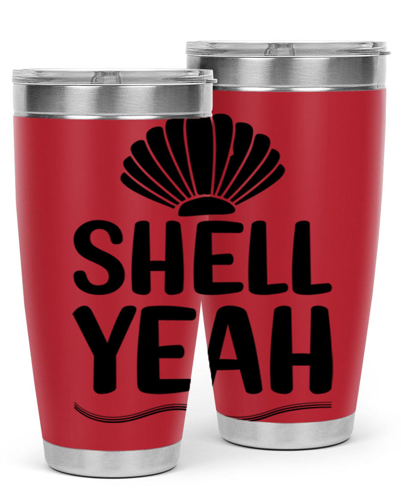 Shell yeah 597#- mermaid- Tumbler