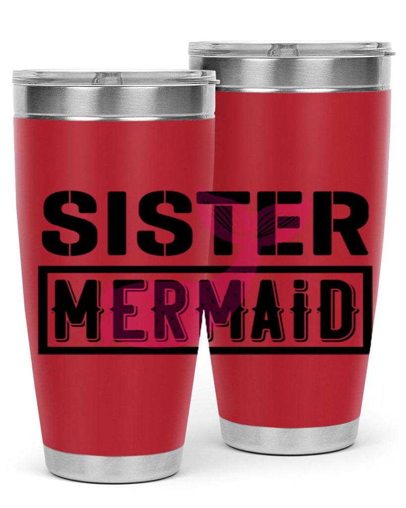 Sister mermaid 600#- mermaid- Tumbler