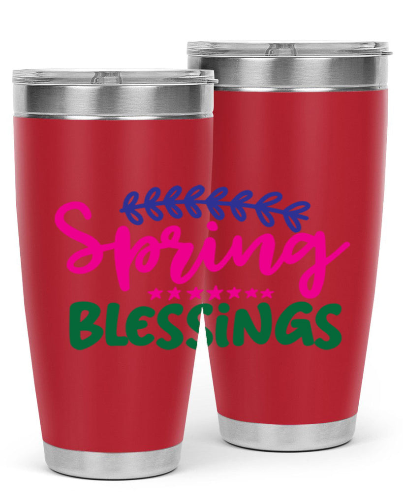 Spring Blessings 419#- spring- Tumbler