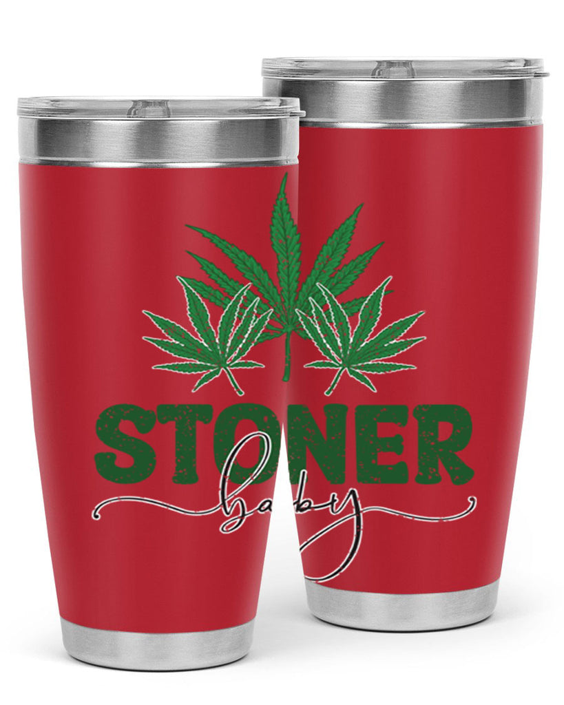 Stoner Baby Sublimation 261#- marijuana- Tumbler