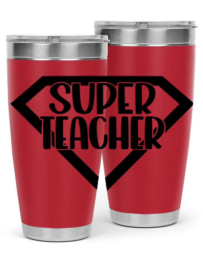 Super Teacher Style 55#- teacher- tumbler