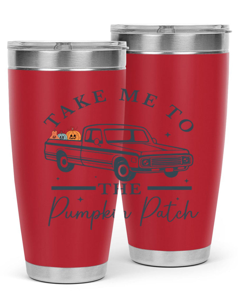 Take Me To The Pumpkin Patch 593#- fall- Tumbler