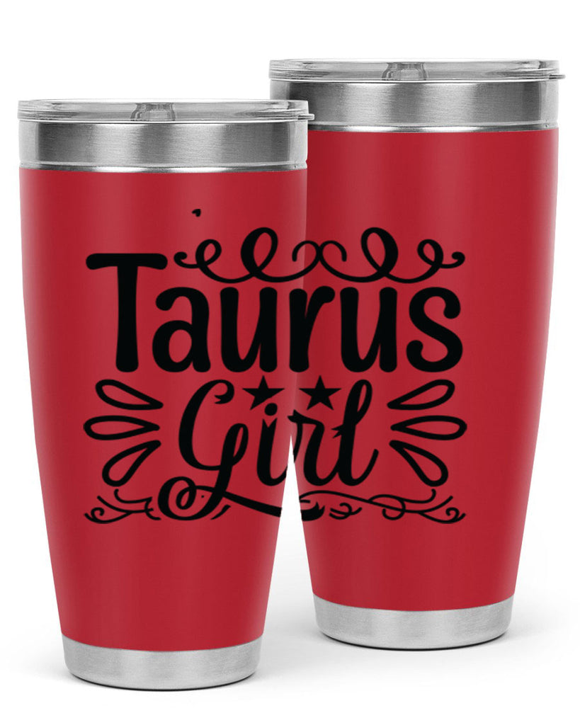 Taurus girl 497#- zodiac- Tumbler