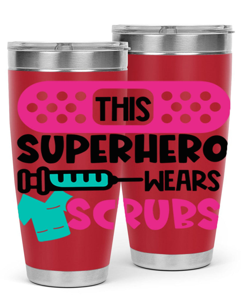 This Superhero Wears Scrubs Style Style 20#- nurse- tumbler