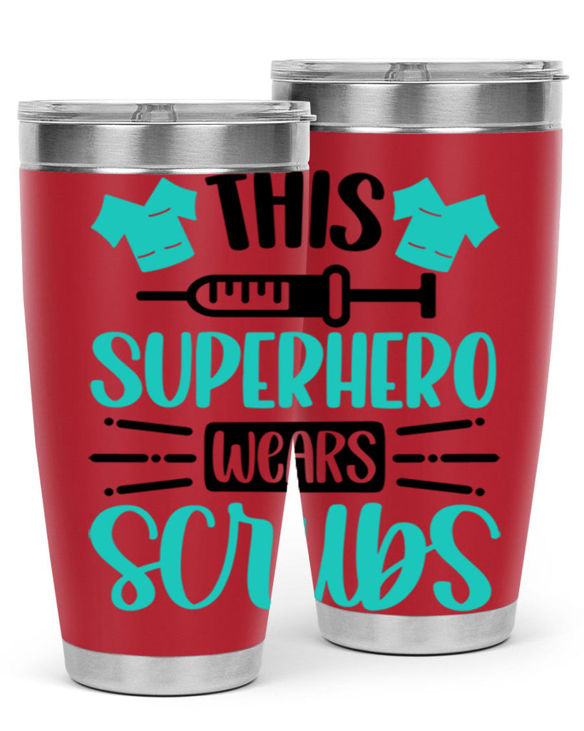 This Superhero Wears Style Style 18#- nurse- tumbler