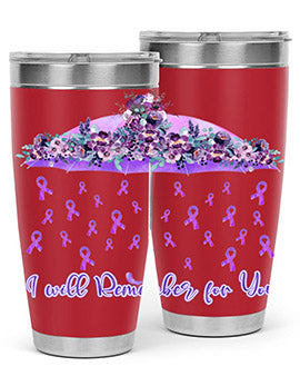 Umbrella Remember AlzheimerS Awareness 218#- alzheimers- Tumbler