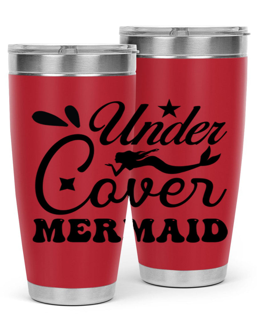 Under cover mermaid 646#- mermaid- Tumbler