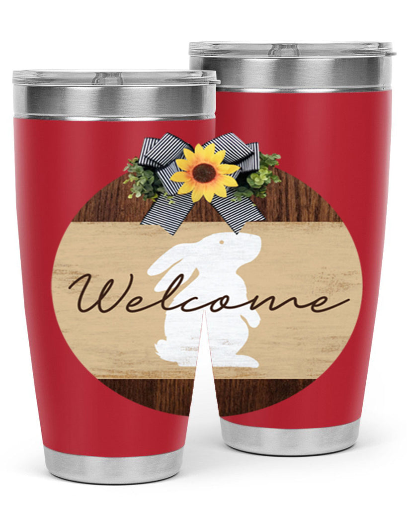 Welcome Bunny Mockup568#- spring- Tumbler