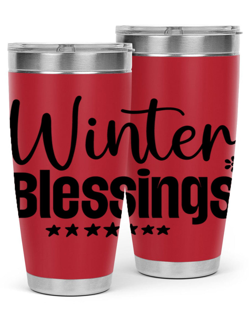 Winter Blessings497#- winter- Tumbler