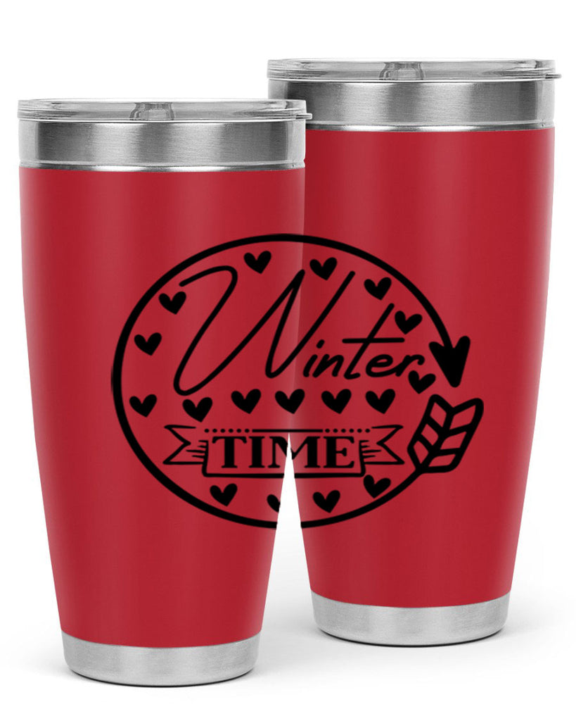 Winter Time 527#- winter- Tumbler