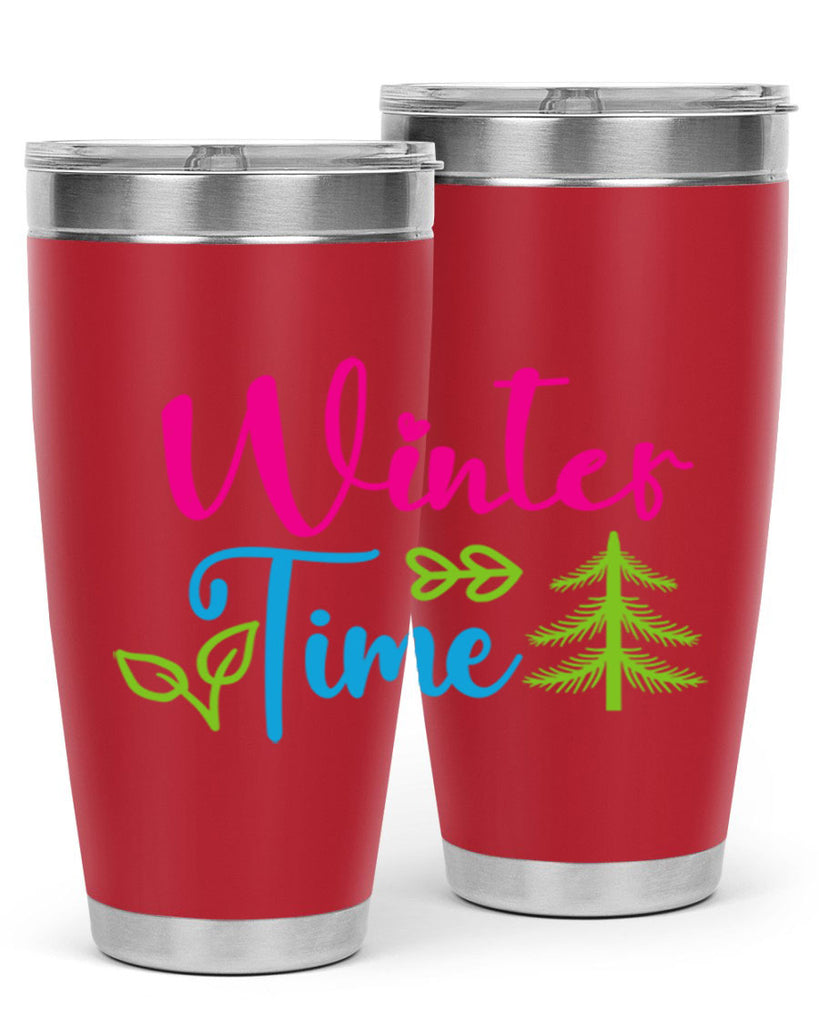 Winter Time 528#- winter- Tumbler