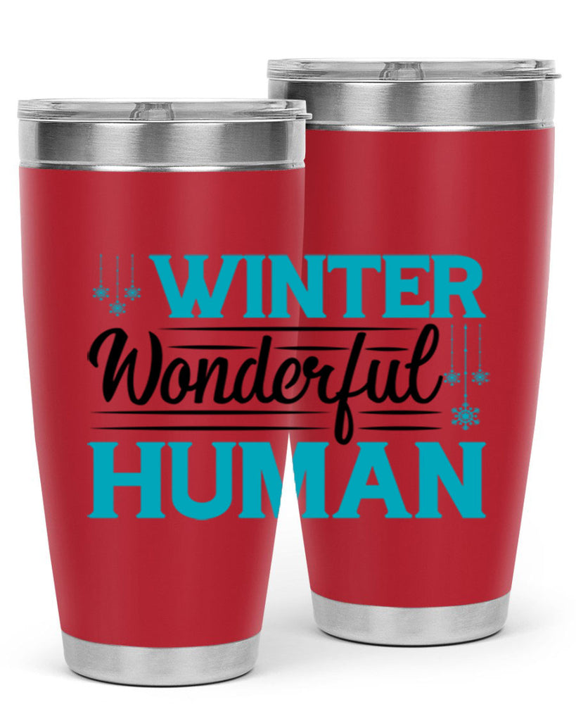 Winter Wonderful Time 569#- winter- Tumbler