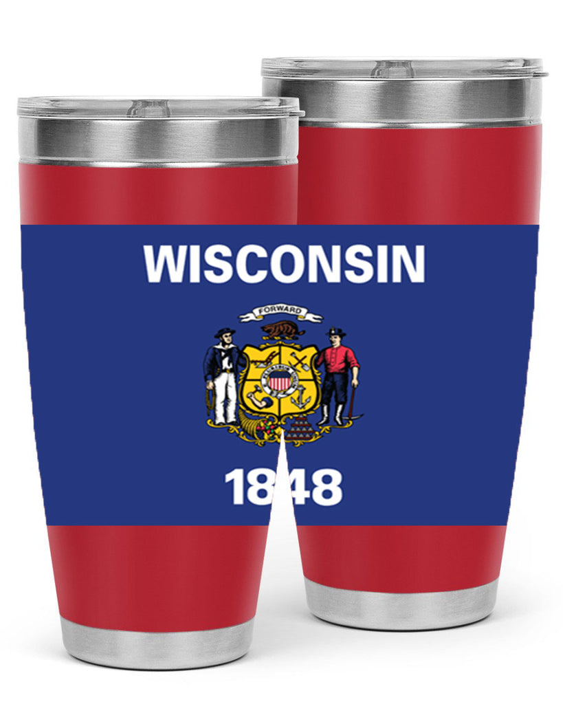 Wisconsin 2#- stateflags- Tumbler