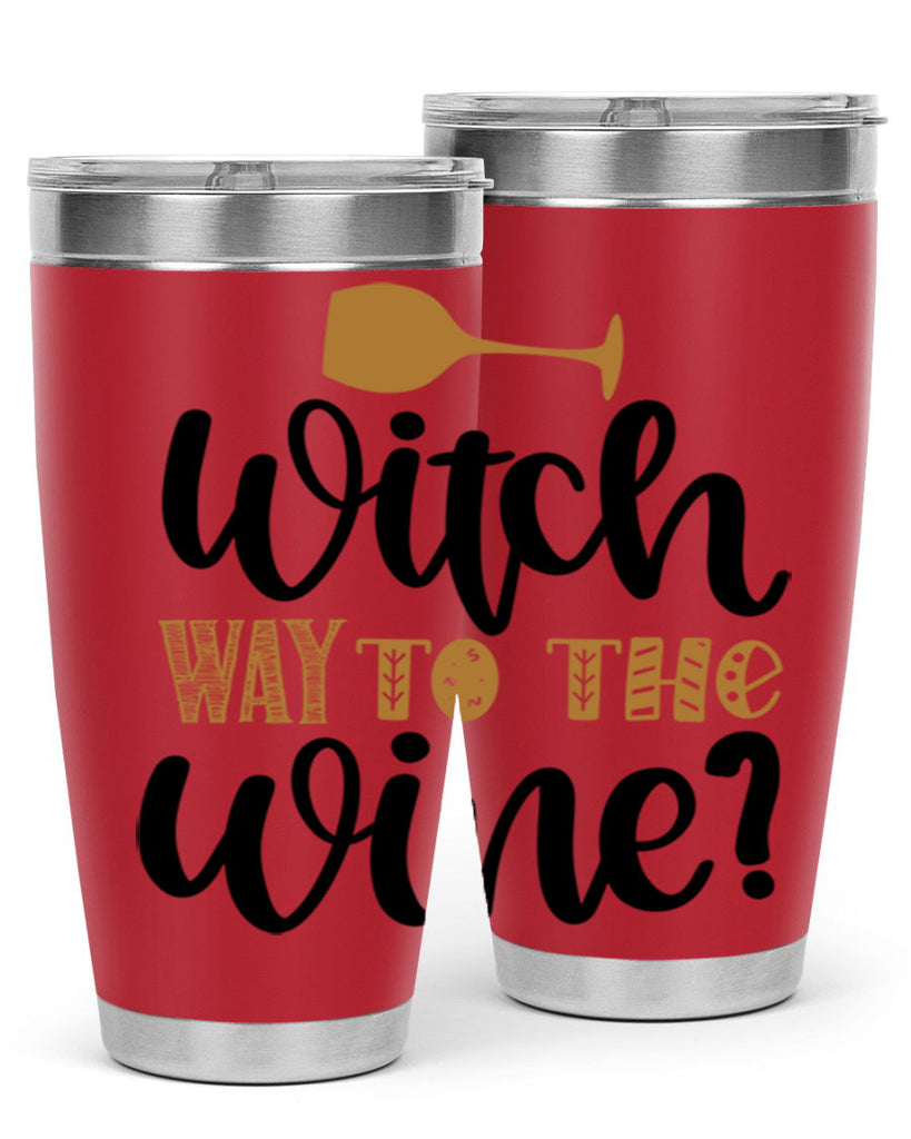 Witch Way to the Wine 651#- fall- Tumbler