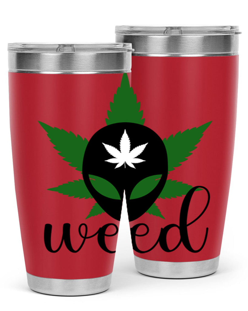 alien weed 12#- marijuana- Tumbler