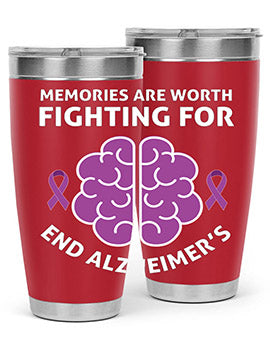 alzheimers awareness style 34#- alzheimers- Tumbler