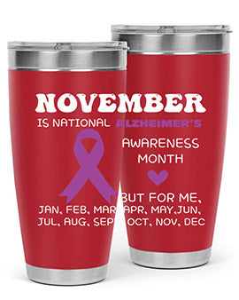 alzheimers awareness style 51#- alzheimers- Tumbler