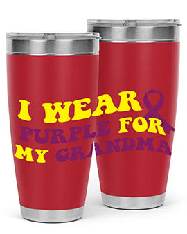 alzheimers awareness style 62#- alzheimers- Tumbler