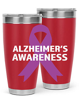 alzheimers awareness style 78#- alzheimers- Tumbler