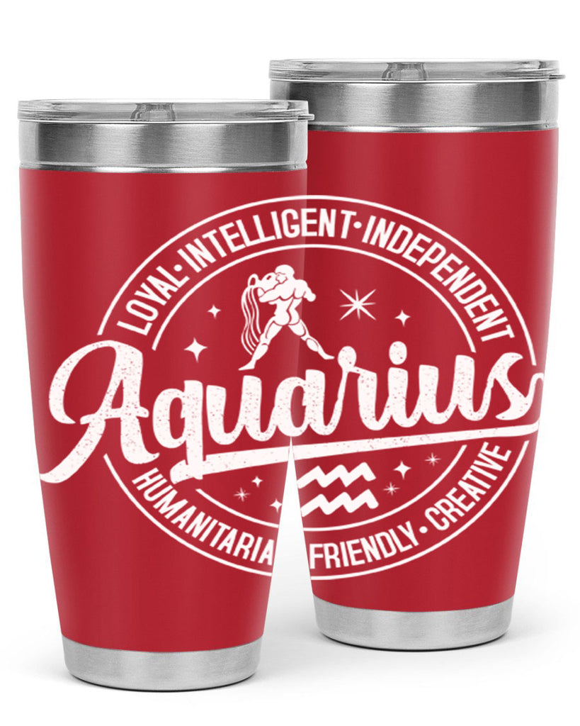 aquarius 77#- zodiac- Tumbler