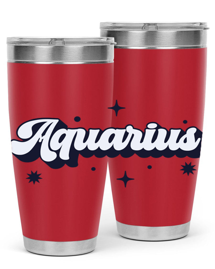 aquarius 82#- zodiac- Tumbler