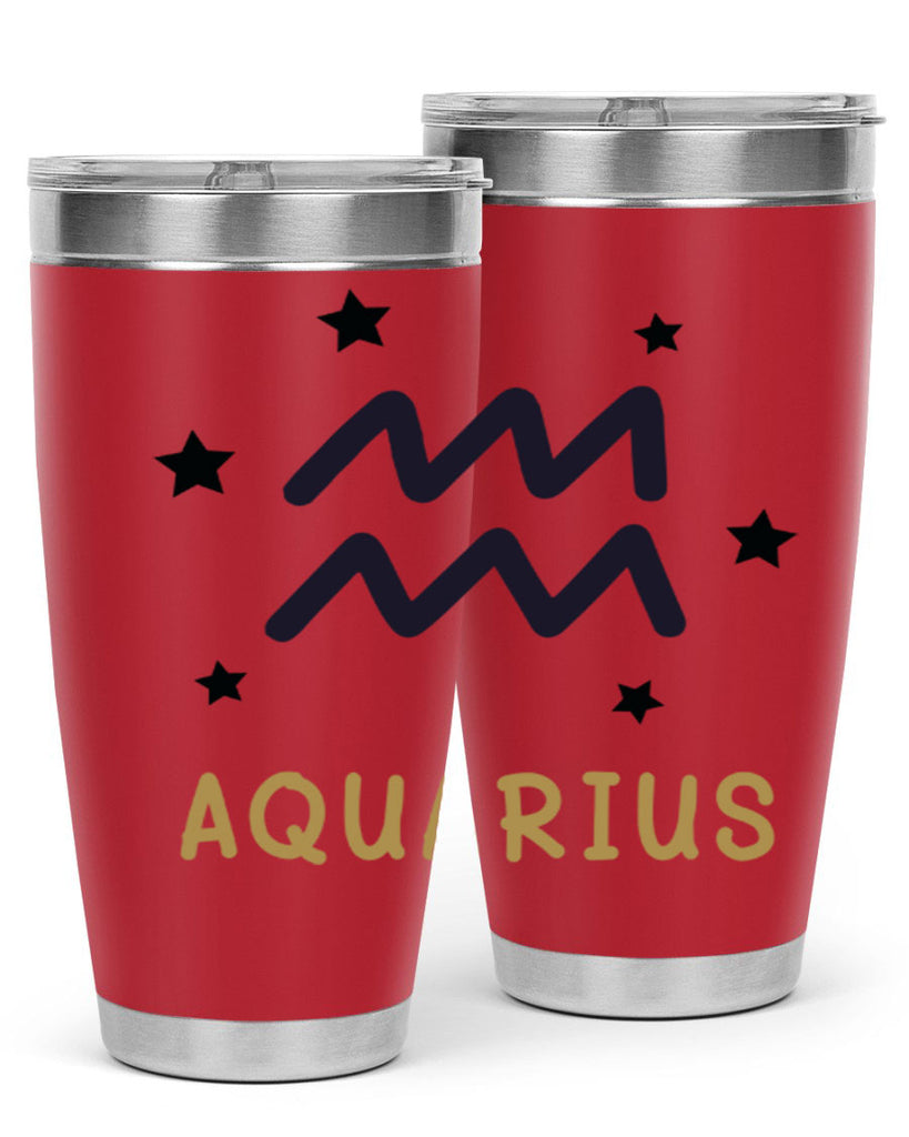 aquarius 83#- zodiac- Tumbler