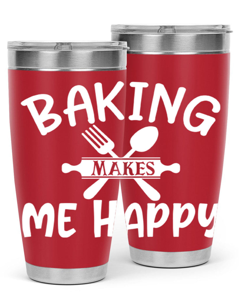 baking makes me happy 54#- kitchen- Tumbler