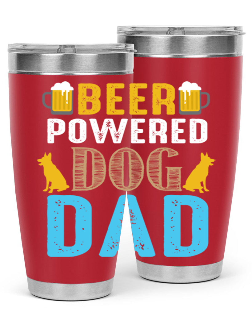 beer power dog dad 145#- beer- Tumbler