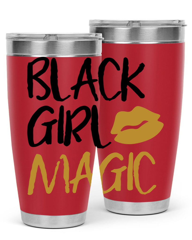 black girl magic lips cocoandbanana 245#- black words phrases- Cotton Tank