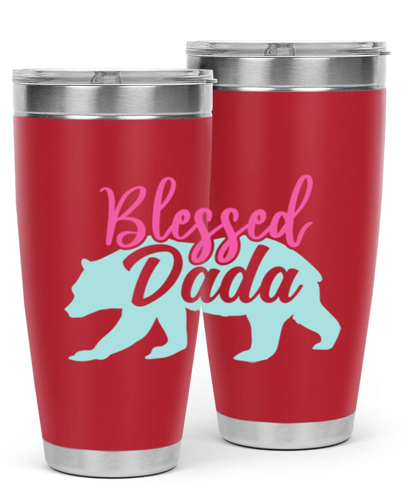 blessed dada 35#- dad- Tumbler