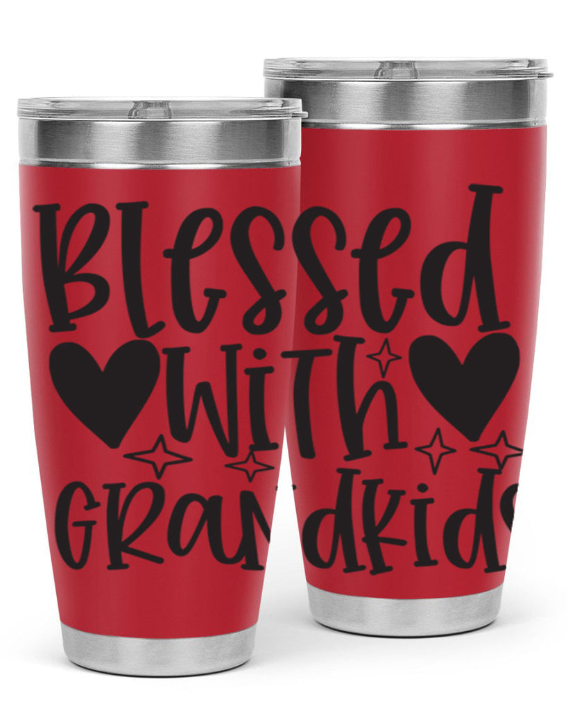 blessed with grandkids 415#- mom- Tumbler