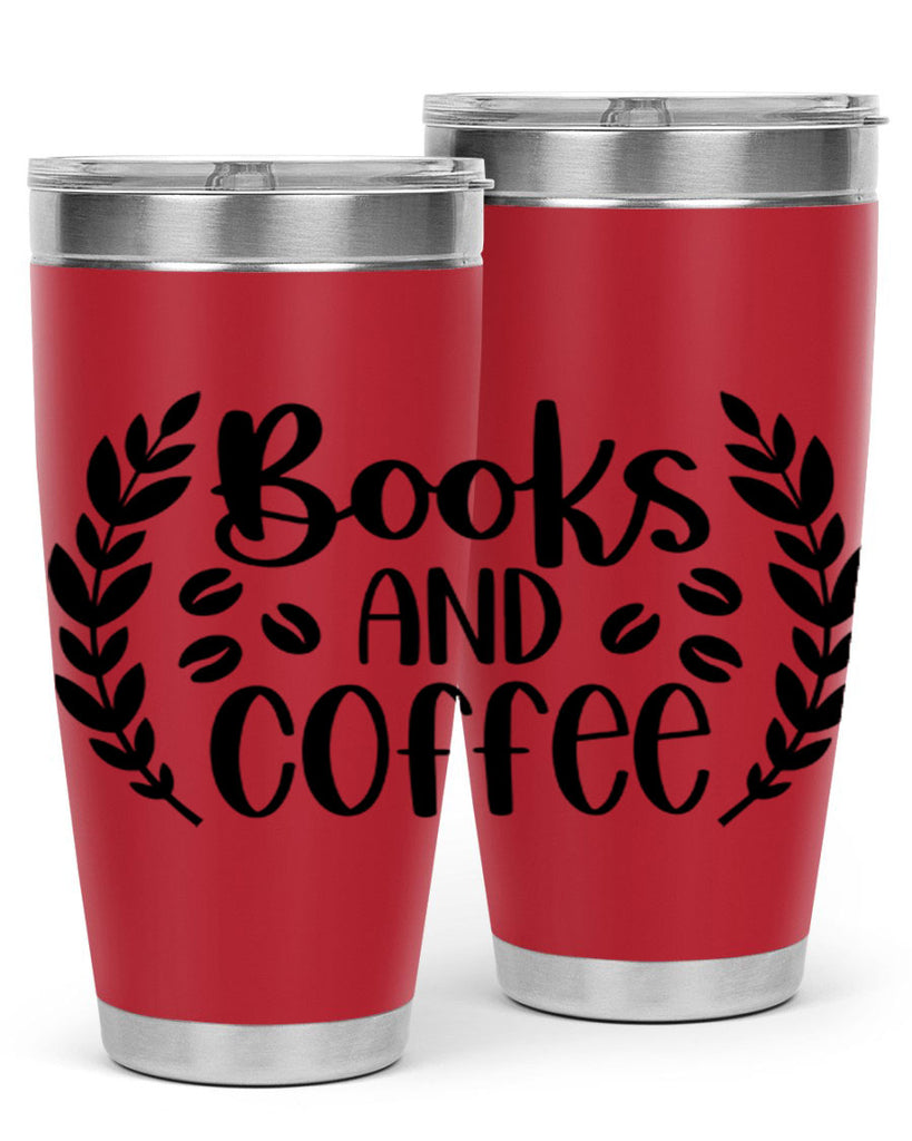 books and coffee 47#- reading- Tumbler