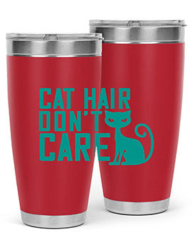 cat hair dont care Style 30#- cat- Tumbler