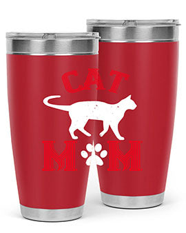 cat mom Style 35#- cat- Tumbler