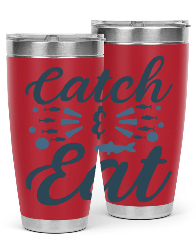 catch eat 173#- fishing- Tumbler