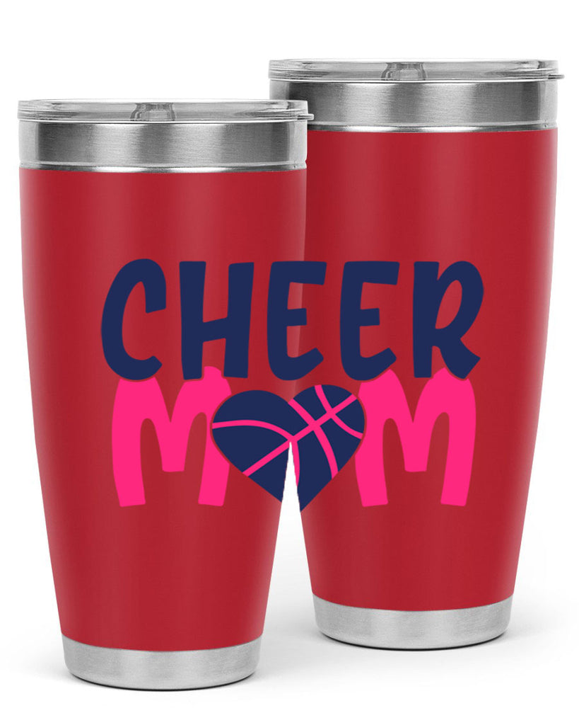 cheer mom 1746#- cheer- Tumbler