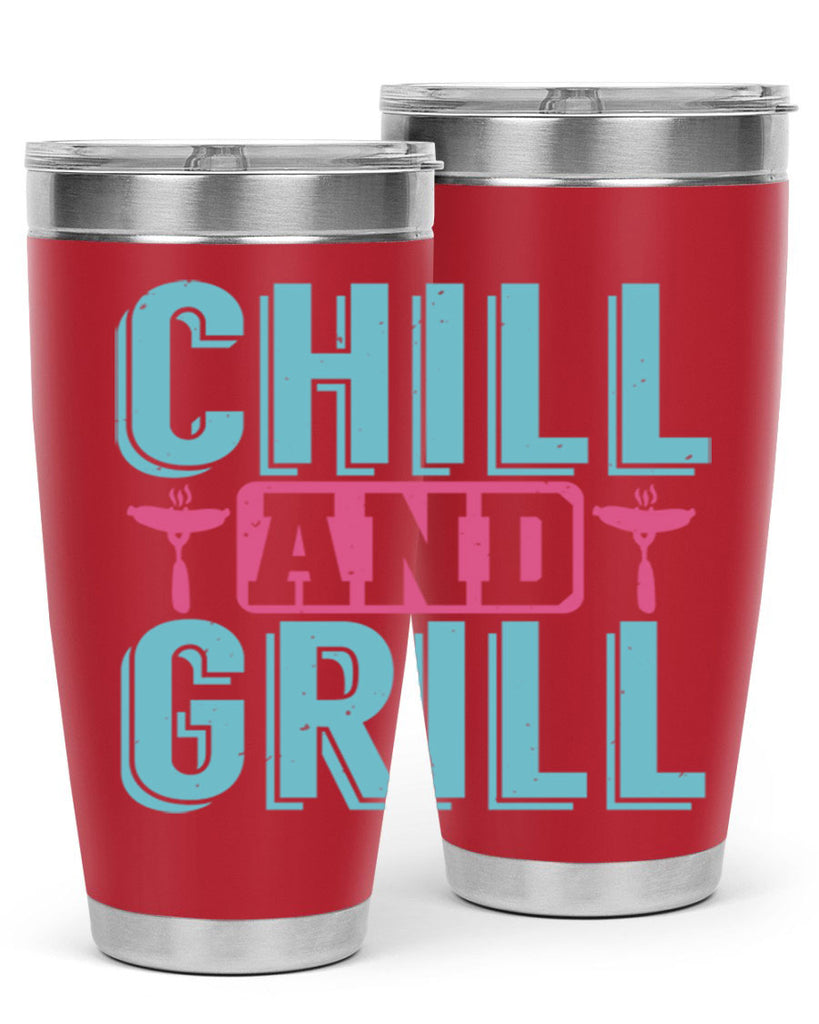 chill and grill 49#- bbq- Tumbler