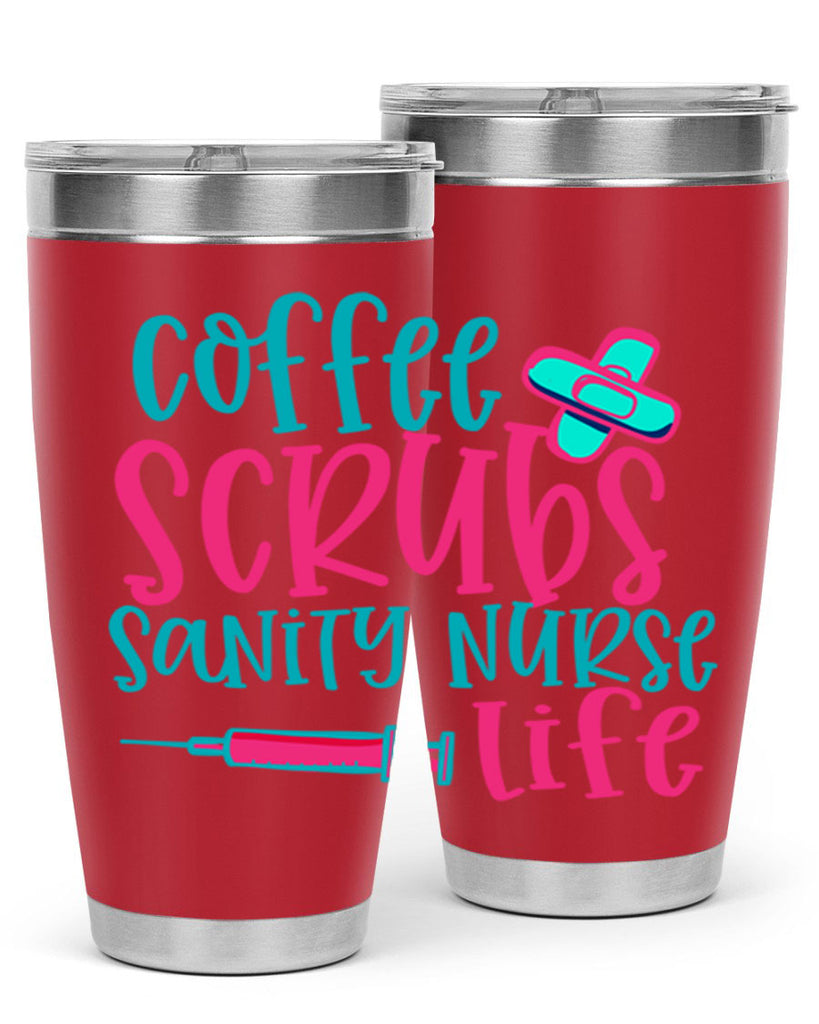 coffee scrubs sanity nurse life Style Style 207#- nurse- tumbler